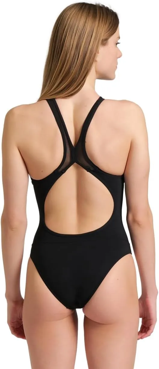 ARENA Feel Women's Swimsuit Mesh Panel Swim Pro Back Quick Dry Pool Beach Ladies Bathing Suit Comfortable Sexy Swimwear