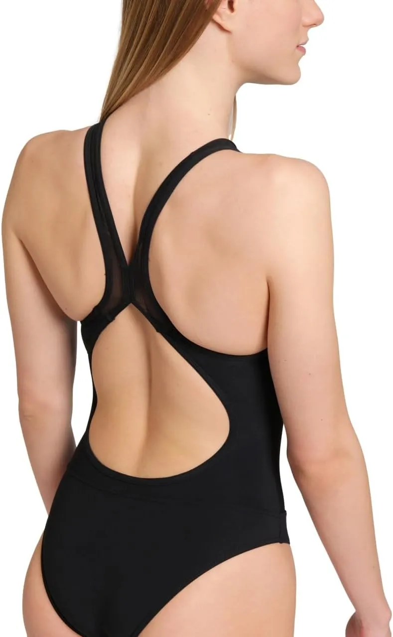 ARENA Feel Women's Swimsuit Mesh Panel Swim Pro Back Quick Dry Pool Beach Ladies Bathing Suit Comfortable Sexy Swimwear