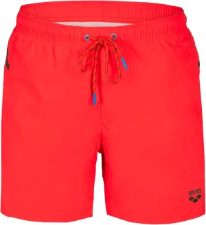 ARENA Men's Icons Solid Beach Short Boxers Swimming Bermuda with Mesh Inner Brief, Side Pockets, Pool Beach Vacation Swimsuit