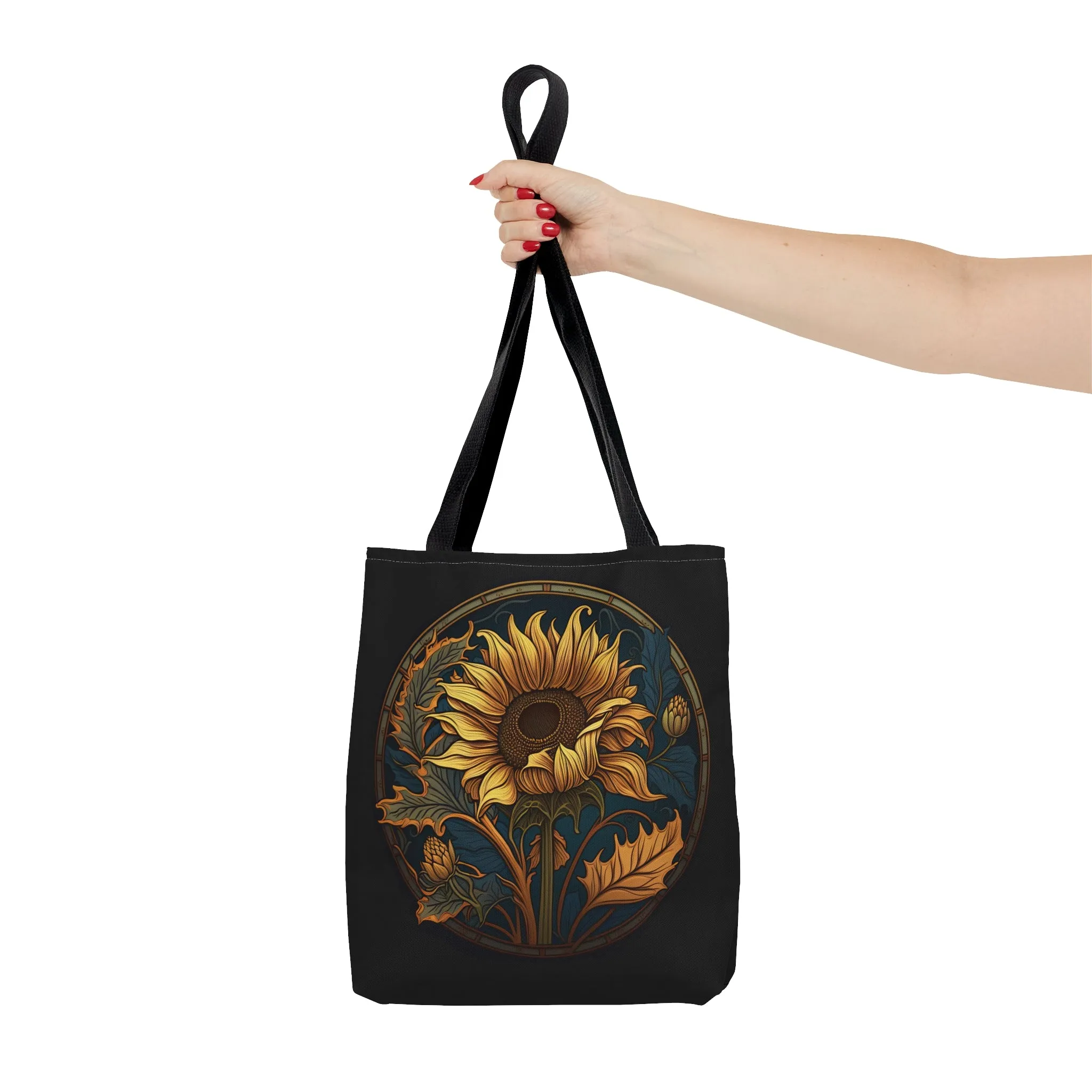 Art Nouveau Sunflower Tote Bag