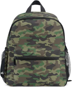 AUUXVA Kids Backpack Military Camo Camouflage School Bag Kindergarten Toddler Preschool Backpack for Boy Girls Children