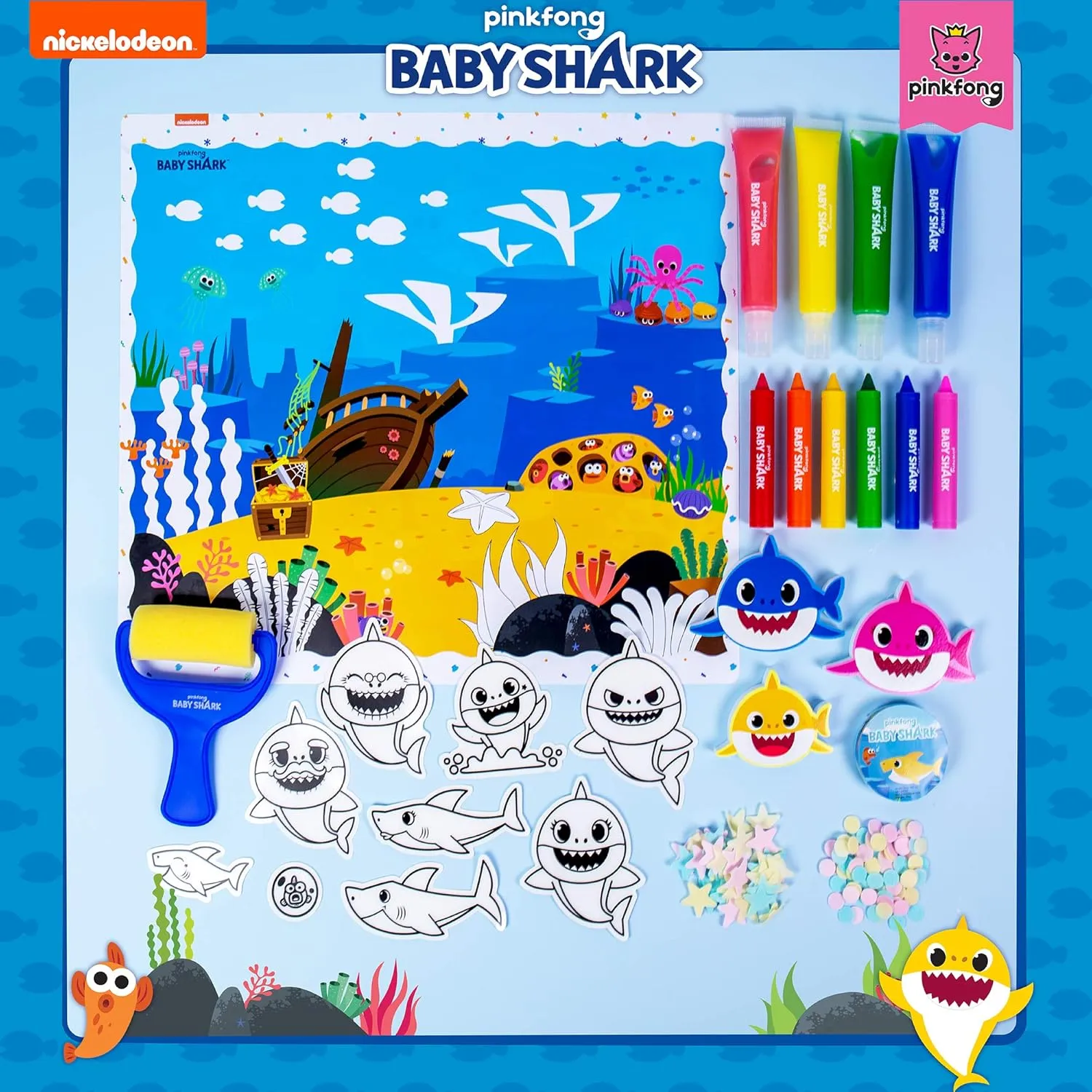 Baby Shark Ultimate Bath Art Studio by Horizon Group USA