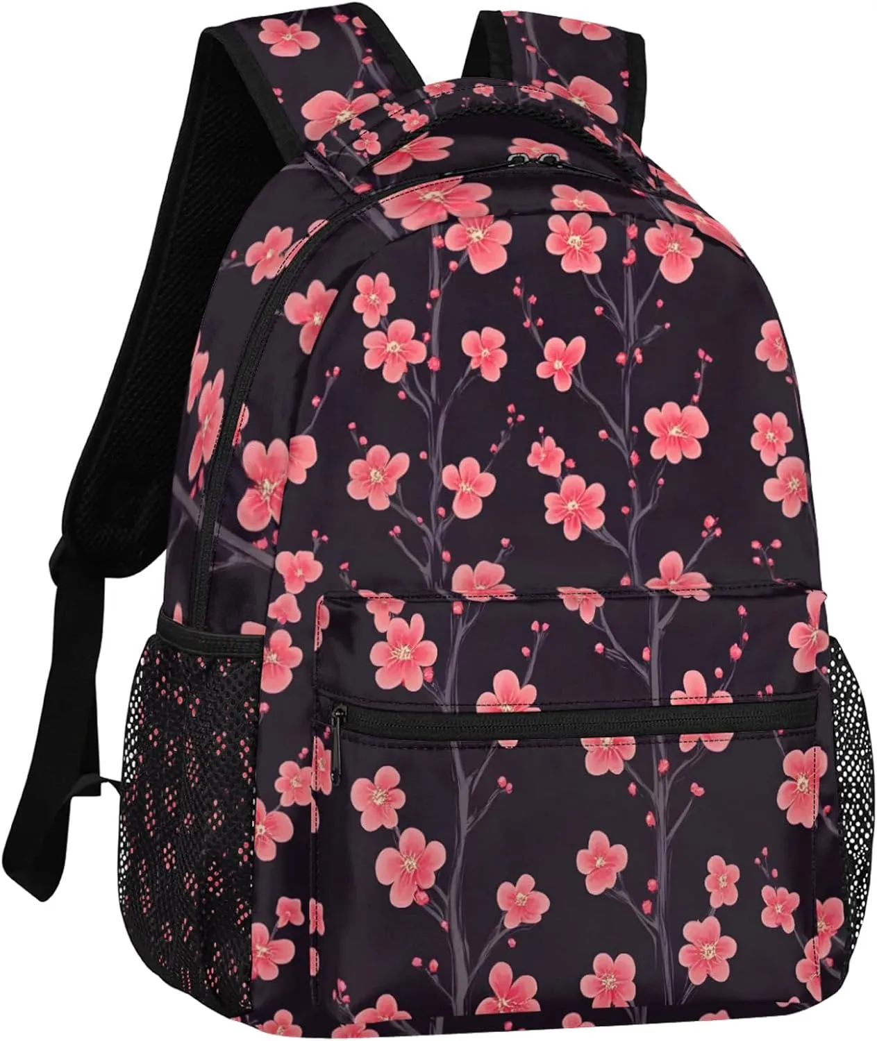 Backpack Beautiful Plum Blossom Book Bags Laptop Backpacks Lightweight Multipurpose Daypack for Men Women Travel Hiking