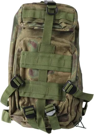 Backpack for Men Camouflage Green Rucksack Small Hiking Bag 20-35l Comfortable for Outdoor Adventures