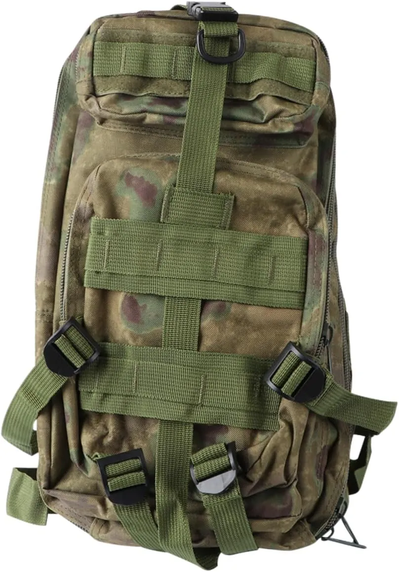Backpack for Men Camouflage Green Rucksack Small Hiking Bag 20-35l Comfortable for Outdoor Adventures