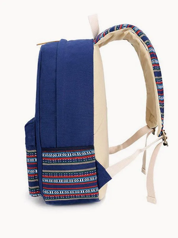 Backpack Free international delivery School Cute Minimalistic Canvas