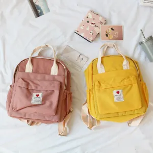 backpack soft Harajuku ins Korea female Japanese Artificial intelligence purple lovely student fresh backpack Invitation-only deal ulzzang bag small South