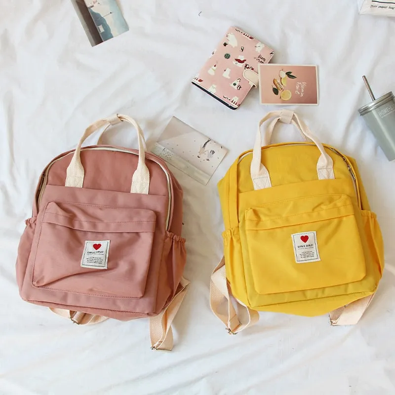 backpack soft Harajuku ins Korea female Japanese Artificial intelligence purple lovely student fresh backpack Invitation-only deal ulzzang bag small South