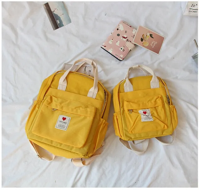 backpack soft Harajuku ins Korea female Japanese Artificial intelligence purple lovely student fresh backpack Invitation-only deal ulzzang bag small South