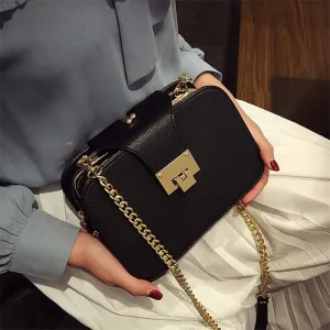 Bag Handbags 2019 Ladies Designer With Clutch Fashion Flap Shoulder Metal Bag Price-conscious New Bags Women Buckle Strap Timely delivery Chain Messenger Spring