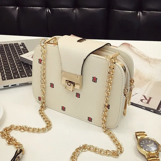 Bag Handbags 2019 Ladies Designer With Clutch Fashion Flap Shoulder Metal Bag Price-conscious New Bags Women Buckle Strap Timely delivery Chain Messenger Spring