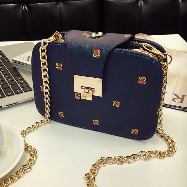 Bag Handbags 2019 Ladies Designer With Clutch Fashion Flap Shoulder Metal Bag Price-conscious New Bags Women Buckle Strap Timely delivery Chain Messenger Spring