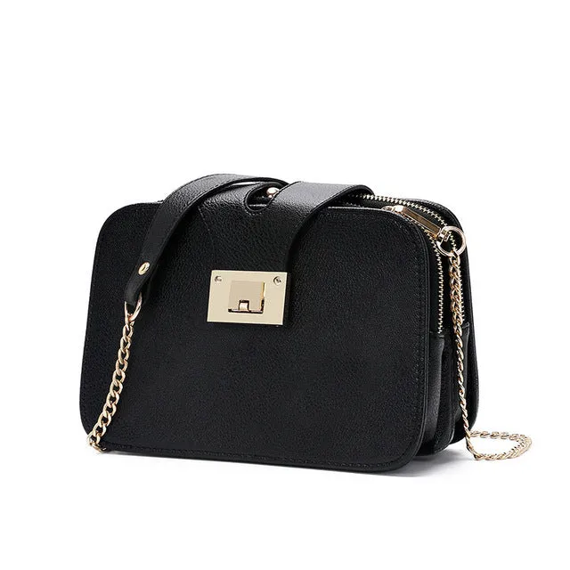 Bag Handbags 2019 Ladies Designer With Clutch Fashion Flap Shoulder Metal Bag Price-conscious New Bags Women Buckle Strap Timely delivery Chain Messenger Spring