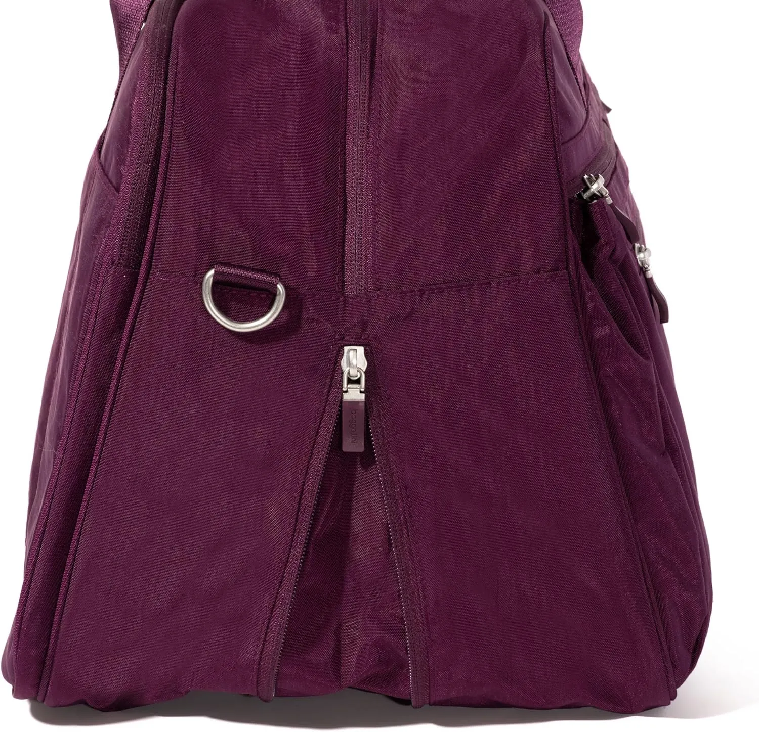 Baggallini Weekender Expandable Duffel - Lightweight 11x17 Inch Overnight Travel Bag