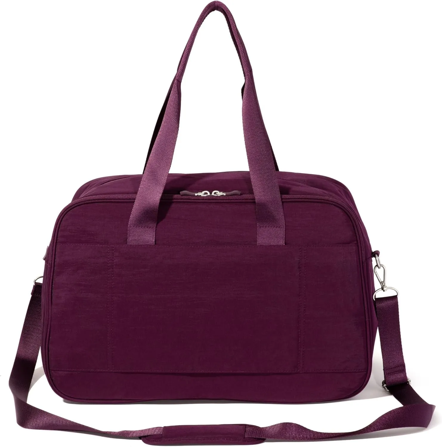 Baggallini Weekender Expandable Duffel - Lightweight 11x17 Inch Overnight Travel Bag