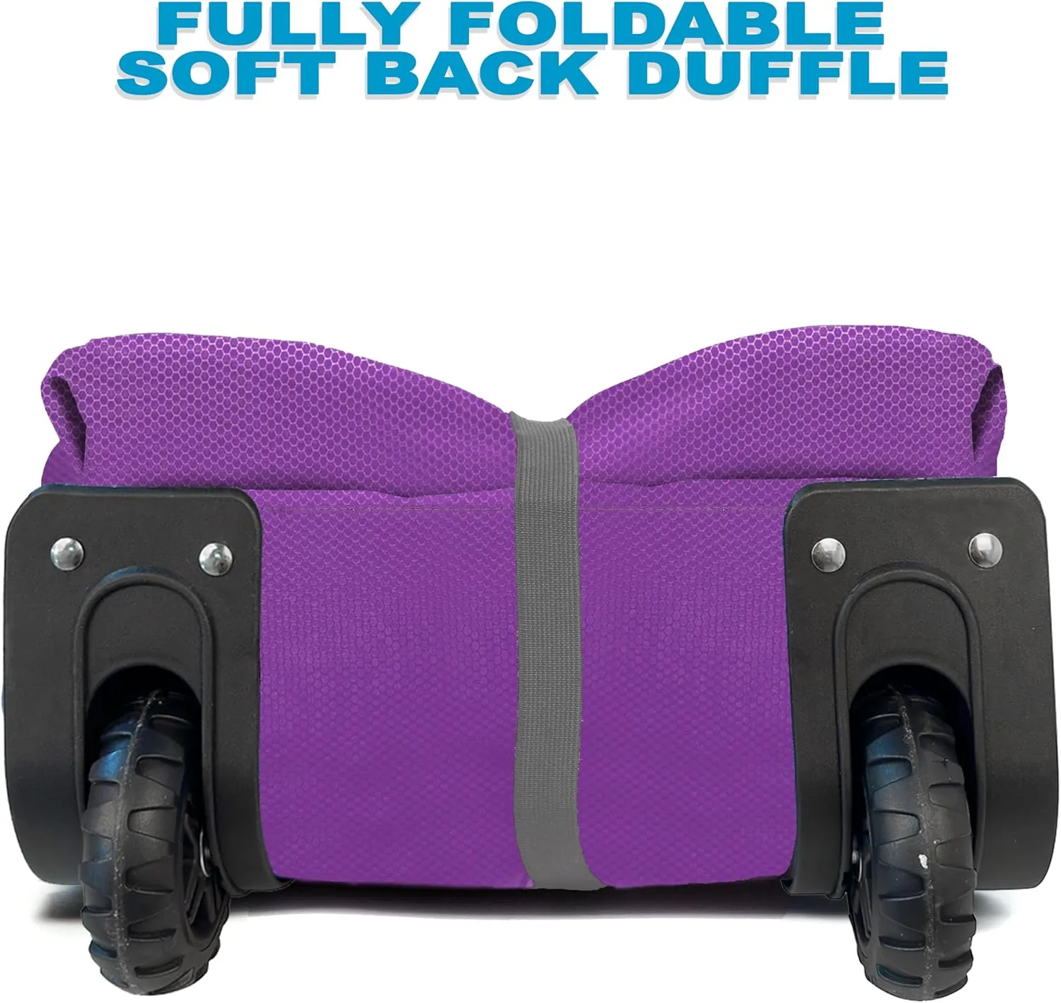 Bago Rolling Duffle Bag with Wheels - 30" 100L Foldable Weekender Bag, Waterproof Travel Duffel Bag, Heavy Duty lightWeight Duffle Bag for Traveling, Rolling Duffel Bag with Wheels (Purple2023)