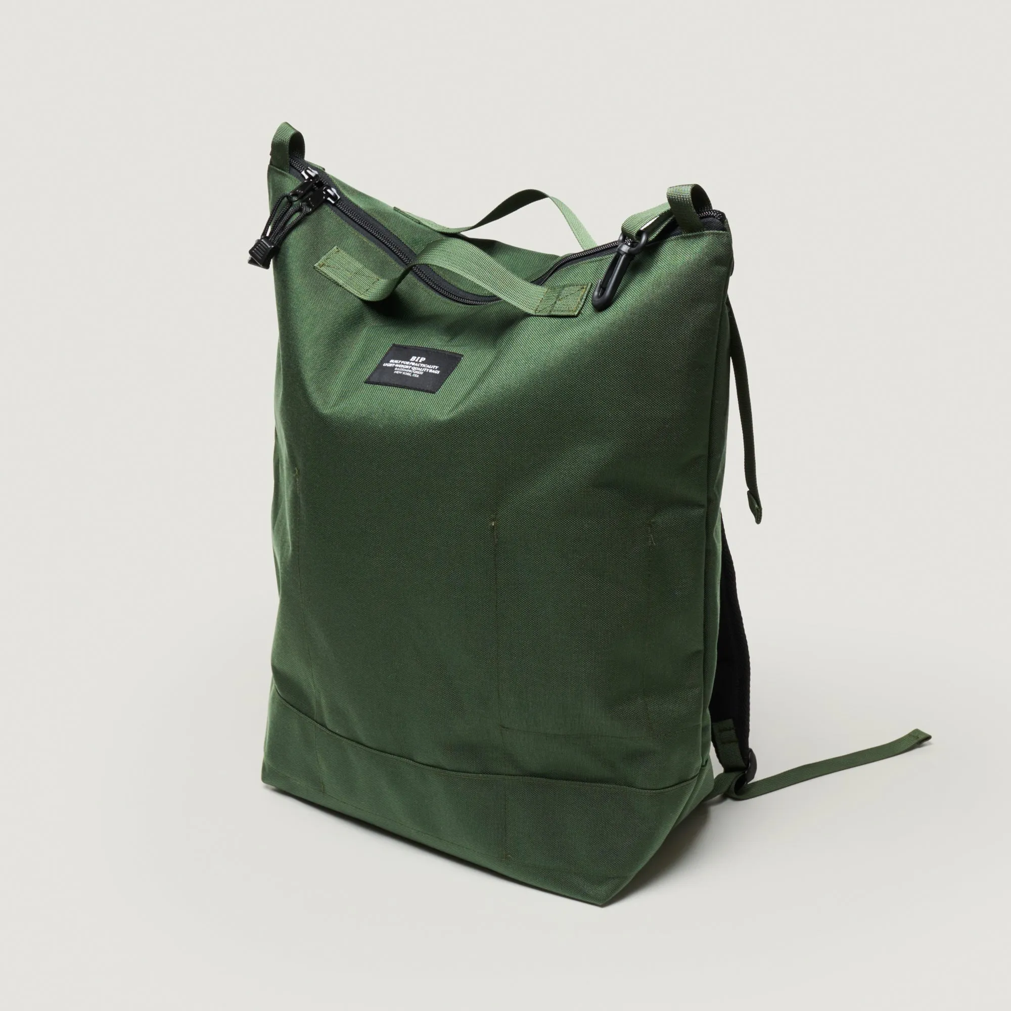 Bags in Progress Zipper Backpack - Olive