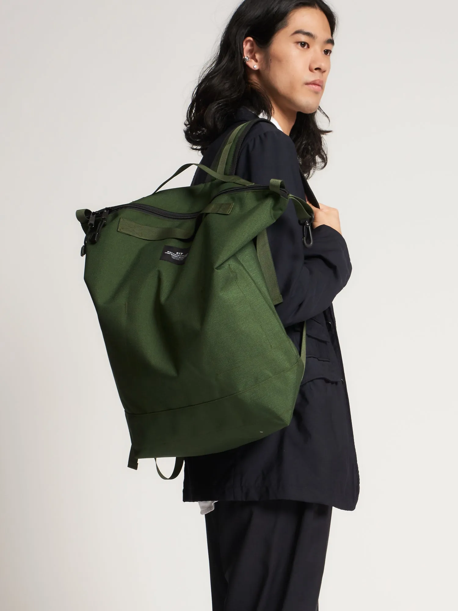 Bags in Progress Zipper Backpack - Olive