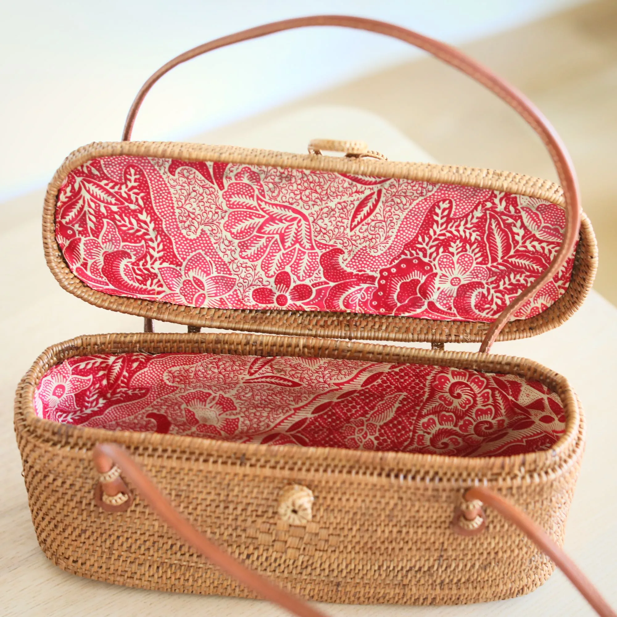 Bali Underarm Rattan Bag