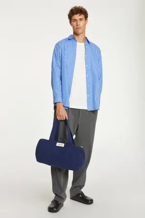 Ballu the small duffel bag - Recycled cotton Midnight Blue