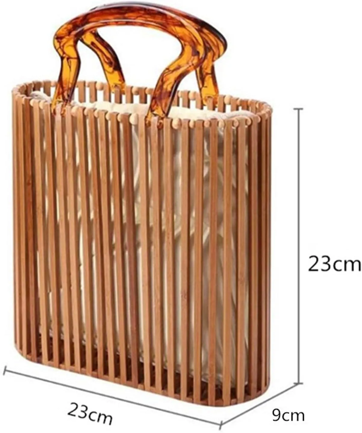 Bamboo Woven Bag Creative Bag Rattan Beach Bag Bamboo Basket Bag Women Bags Beach Vacation Bag