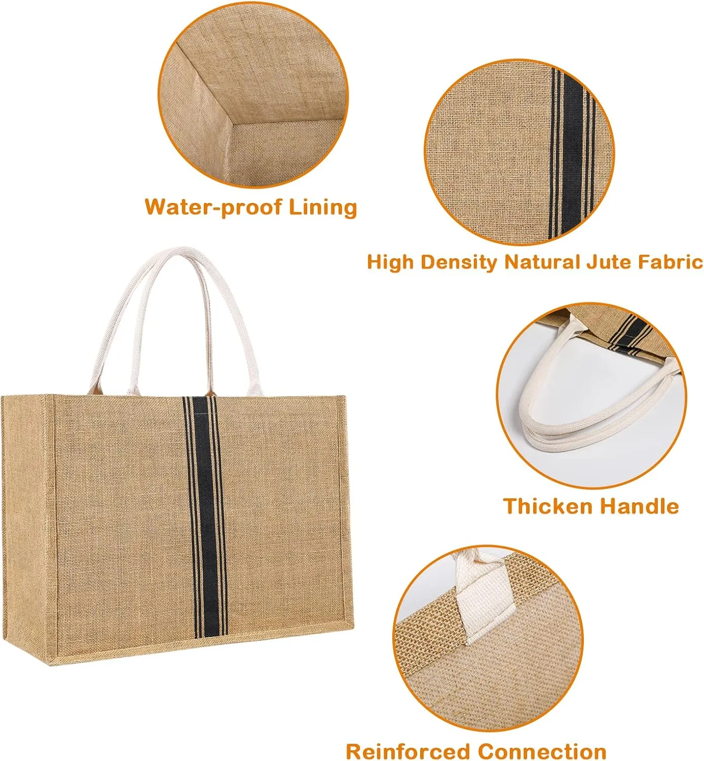 Beach Bag, Large Beach Bag for Women, Woven Straw Beach Tote Bag Waterproof, Weaving Swim Gym Shopping Travel Bag