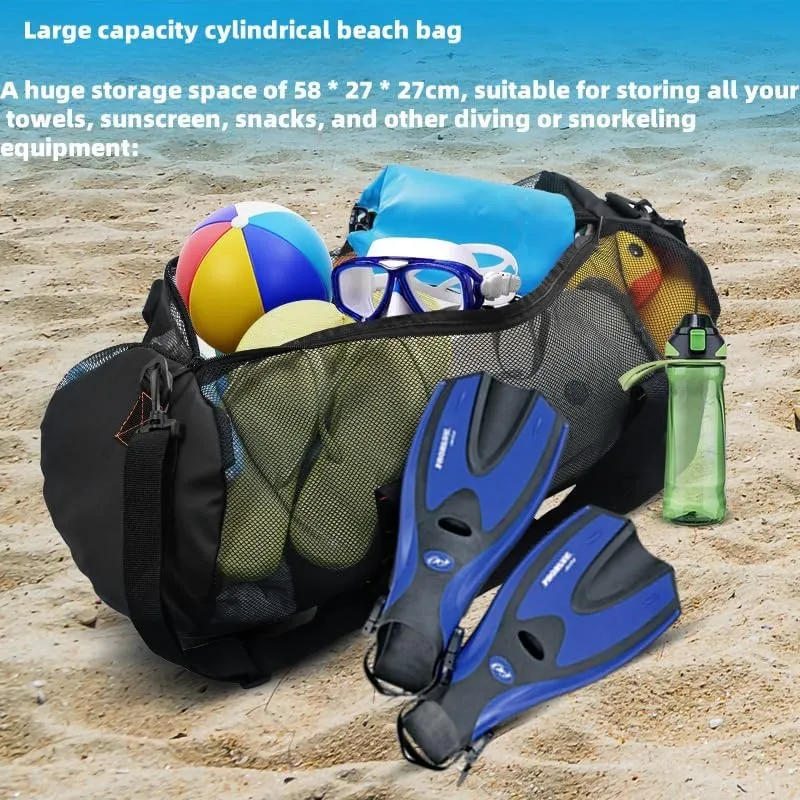 Beach Bag - Mesh Beach Handbag Suitable for Women's Various Holiday Gifts, Suitable for Beach Vacation, Swimming Pool Travel