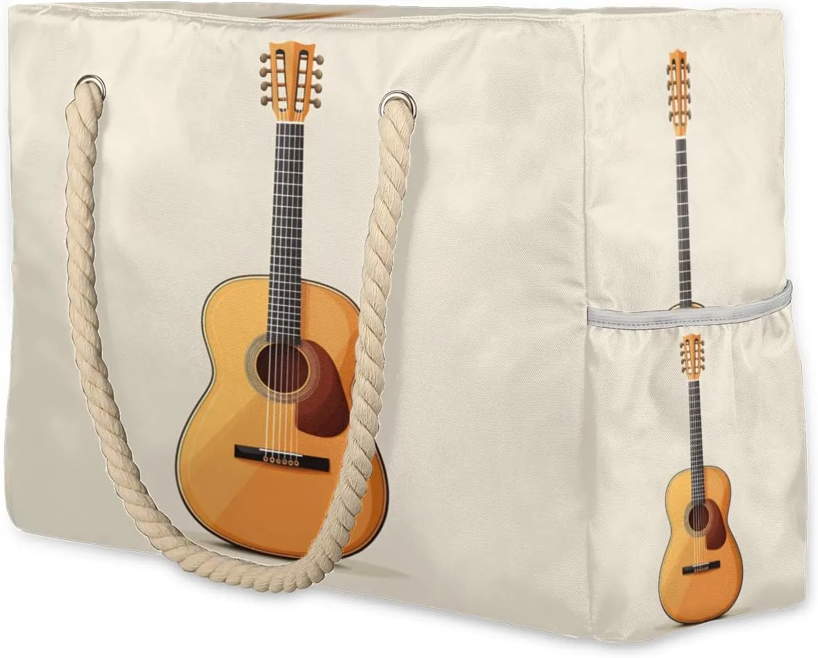 Beach Bags for Women, Large Waterproof Beach Tote Bag for Gym Grocery Travel