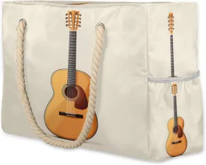 Beach Bags for Women, Large Waterproof Beach Tote Bag for Gym Grocery Travel