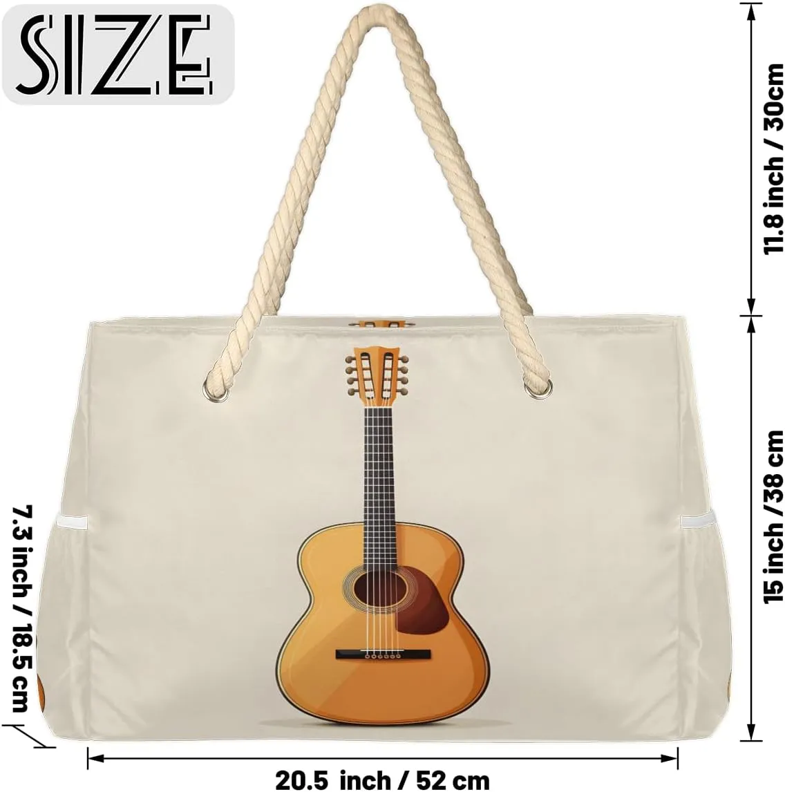 Beach Bags for Women, Large Waterproof Beach Tote Bag for Gym Grocery Travel