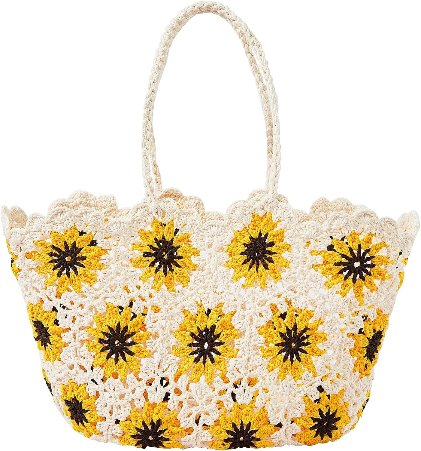Beach Bags for Women Straw Tote Bag Floral Straw Bag Beach Straw Bag Large Tote Handbag Summer Beach Bag