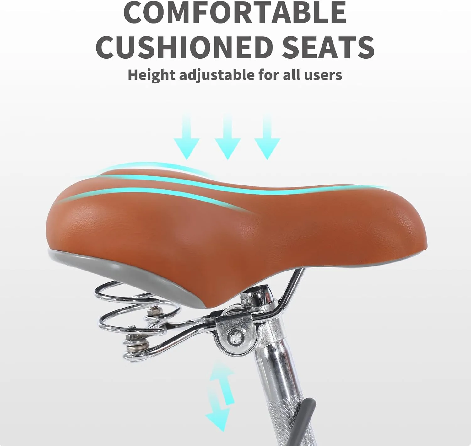 Beach Cruiser Bike for Women, 26 inch Adults Bicycle Single Speed, Bike for Women with Basket & Steel Rack, Women's Bike for Commuting, Step Through City Bike for Women