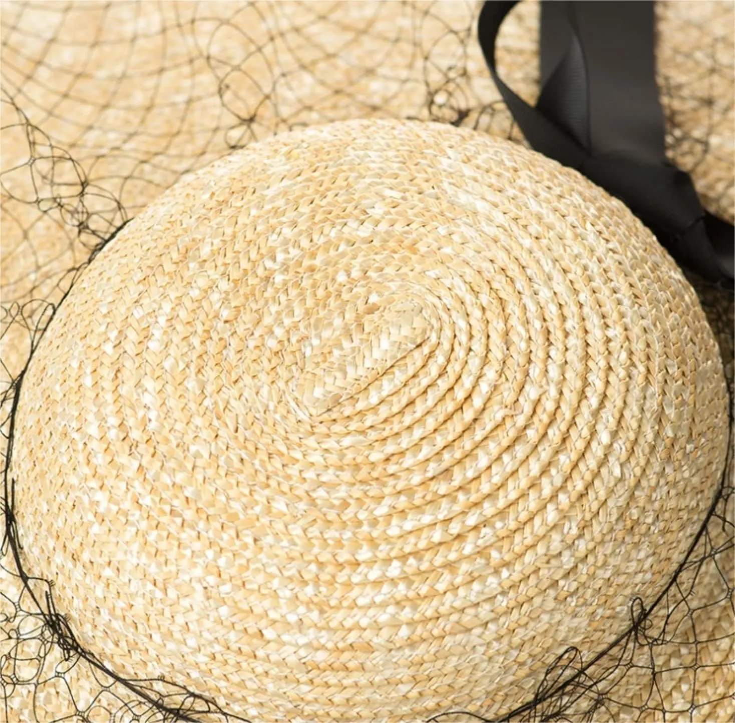 Beach Hat for Women Sun Hat Women's Wide Brim Beach Hat UV-Proof Straw Hats Summer Sunscreen Straw Hat