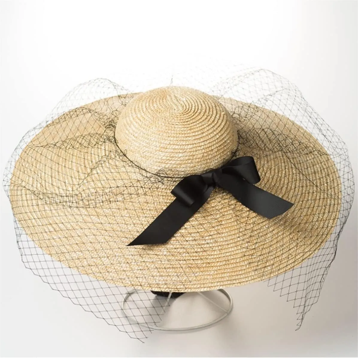 Beach Hat for Women Sun Hat Women's Wide Brim Beach Hat UV-Proof Straw Hats Summer Sunscreen Straw Hat