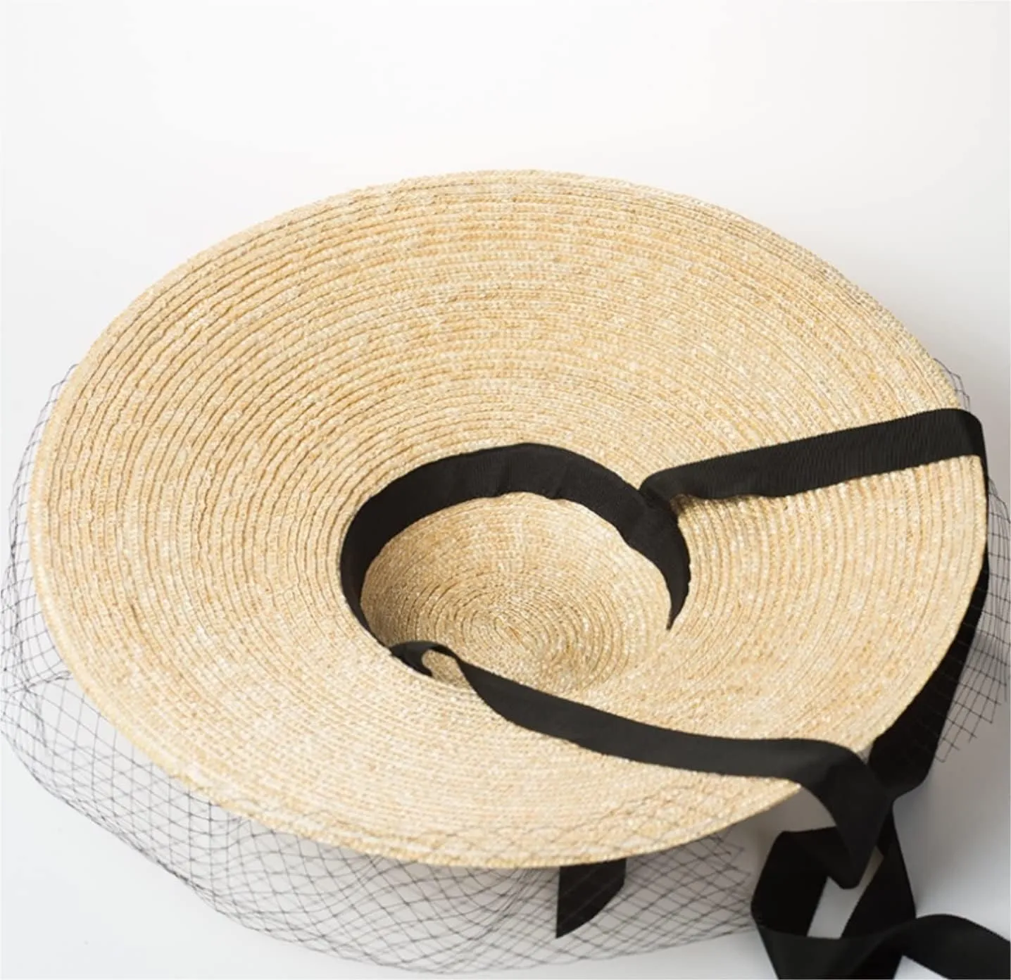 Beach Hat for Women Sun Hat Women's Wide Brim Beach Hat UV-Proof Straw Hats Summer Sunscreen Straw Hat