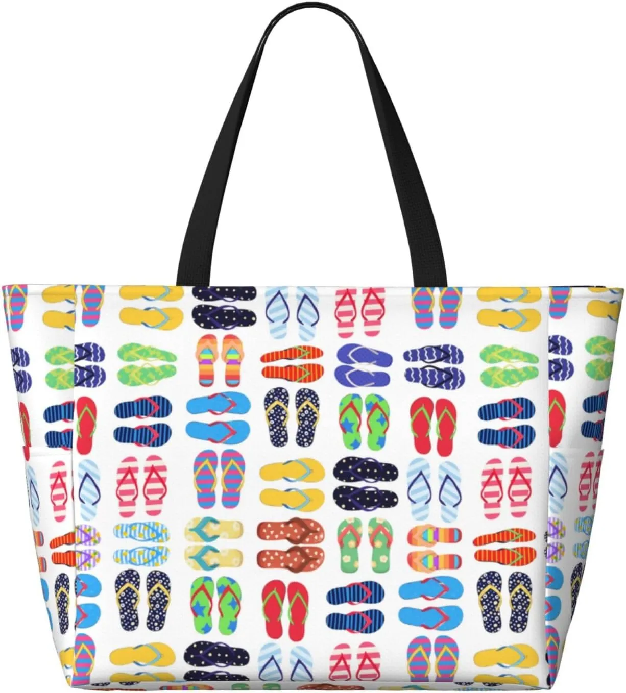 Beach Tote Bag for Women Beach Bag Waterproof and Sandproof Tote Bag with Wet Bag Large Travel Bag for Weekend Travel