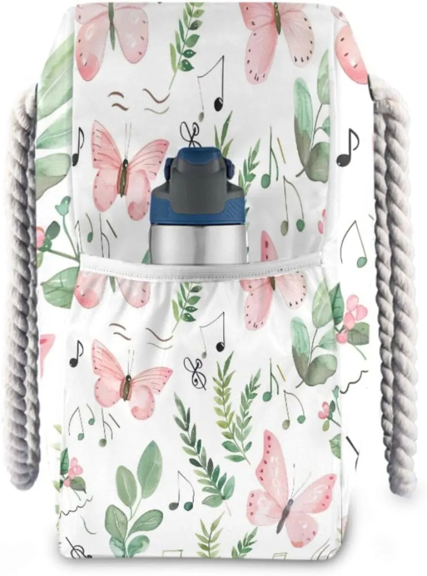 Beach Tote Bag for Women Large Pool Bags Carry On Bag With Wet Compartment for Beach Travel with Pocket Zipper