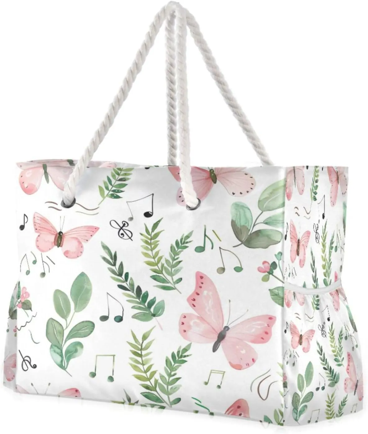 Beach Tote Bag for Women Large Pool Bags Carry On Bag With Wet Compartment for Beach Travel with Pocket Zipper