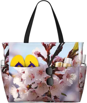 Beach Tote Bag for Women Oversized Travel Weekender Bags Underwater Turtle Waterproof Pool Bag Beach Accessories