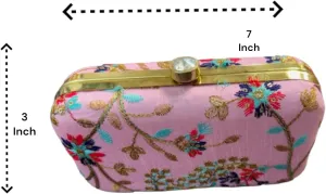 Beautiful Traditional Embroidered Clutch for Women as Gift, Return Gifts on Indian festivals & Weddings