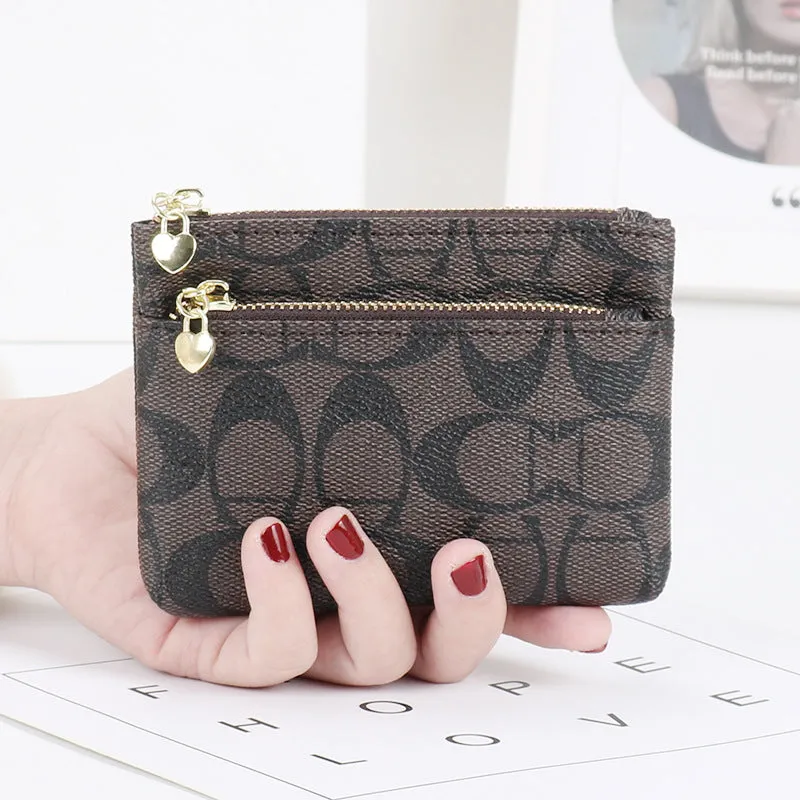 Beautiful Women's Zipper Clutch Mini Short Coin Purses