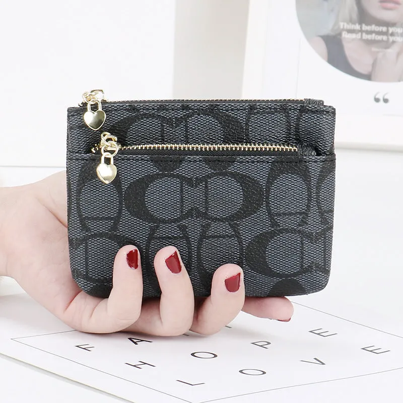 Beautiful Women's Zipper Clutch Mini Short Coin Purses