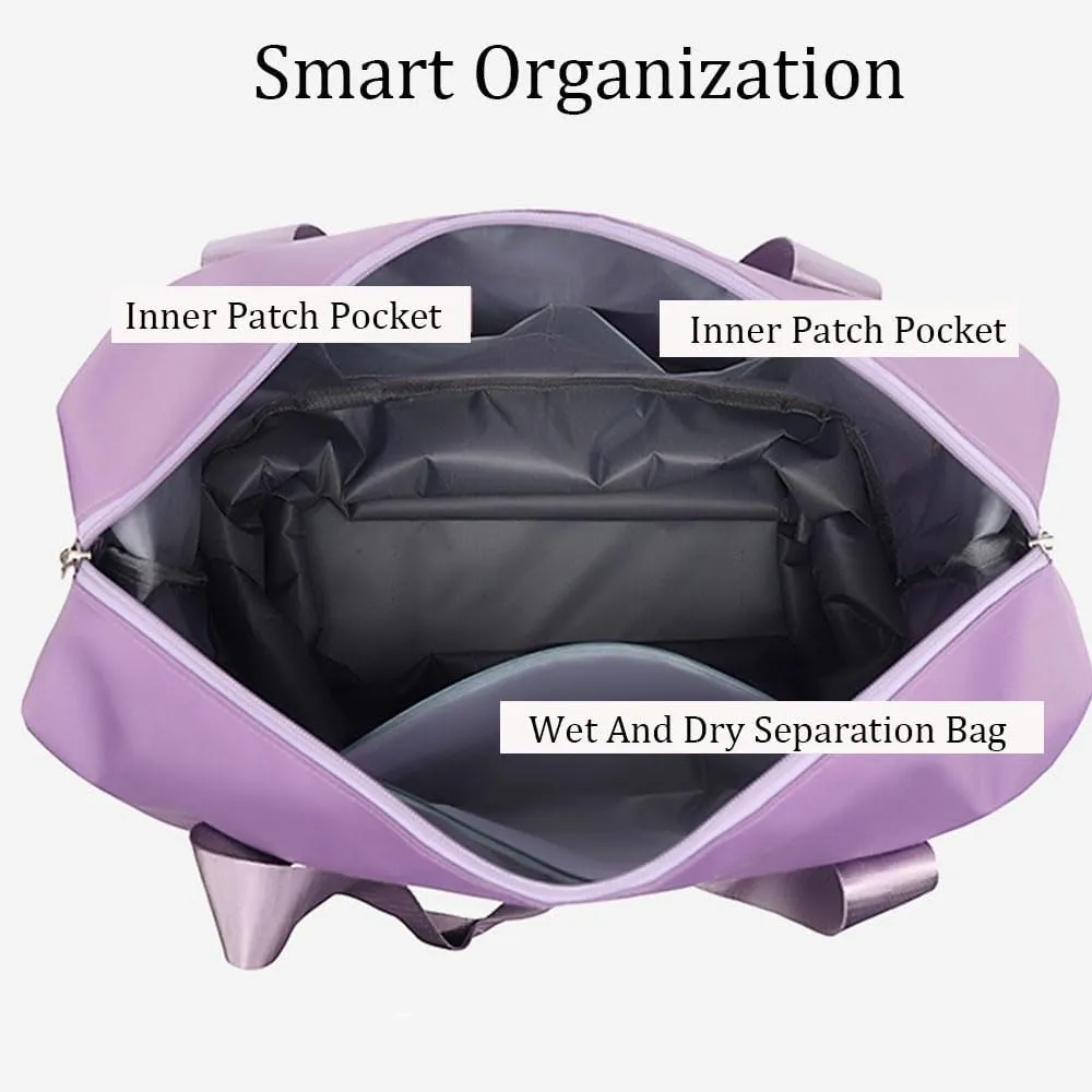 Beente Travel Bag with Wheels, Kulken Rolling Duffle Bag, 28-58L Expandable Foldable Travel Duffel Bag (Black)