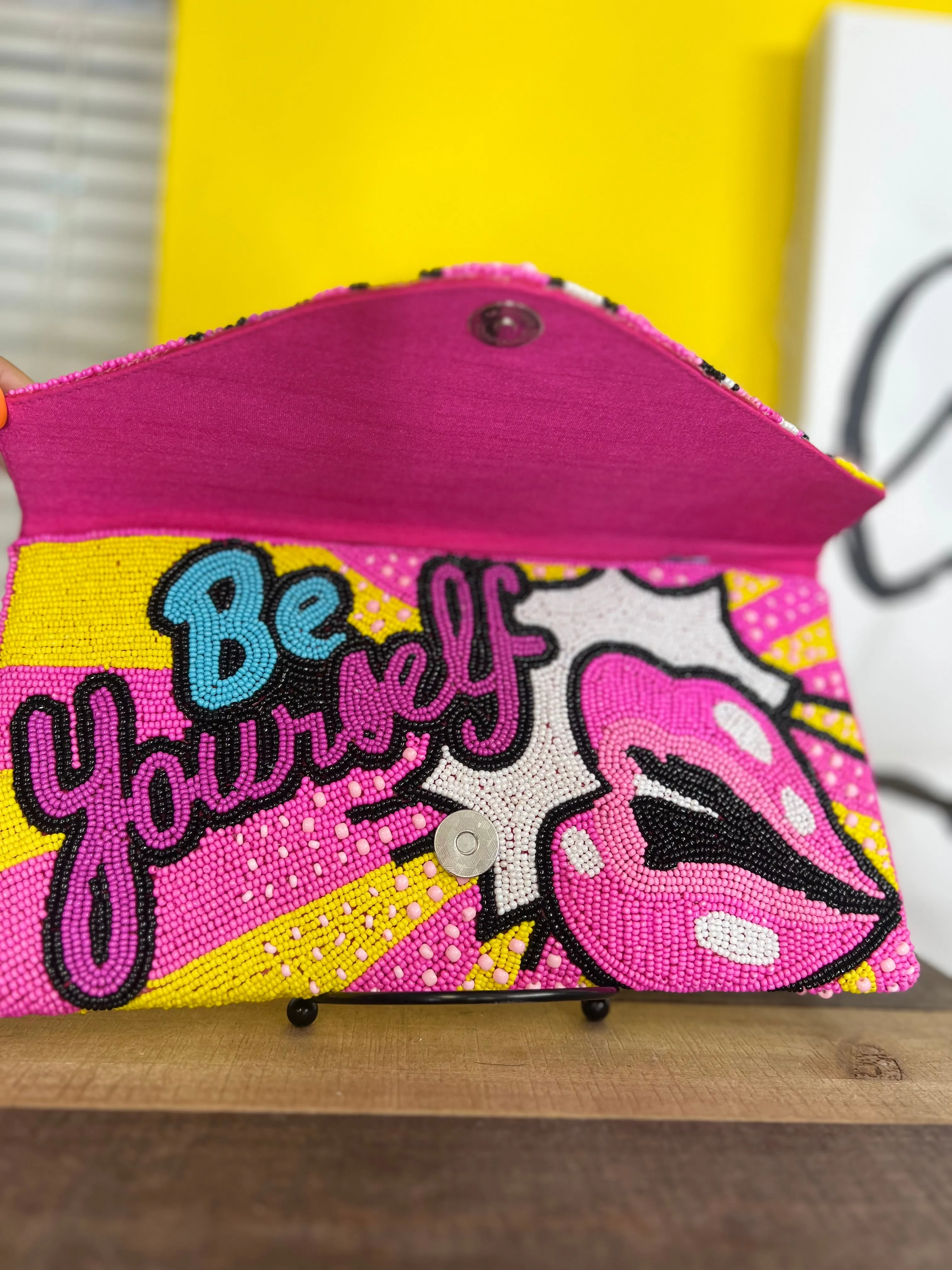 BeYou Bedded Intricate Clutch/Sold Out