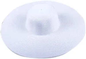 Big Beach Hats for Women Foldable Summer Wide Brim Packable Oversized Sun Hat Lady Girl Travel Straw Cap