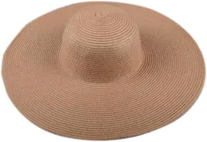 Big Beach Hats for Women Foldable Summer Wide Brim Packable Oversized Sun Hat Lady Girl Travel Straw Cap