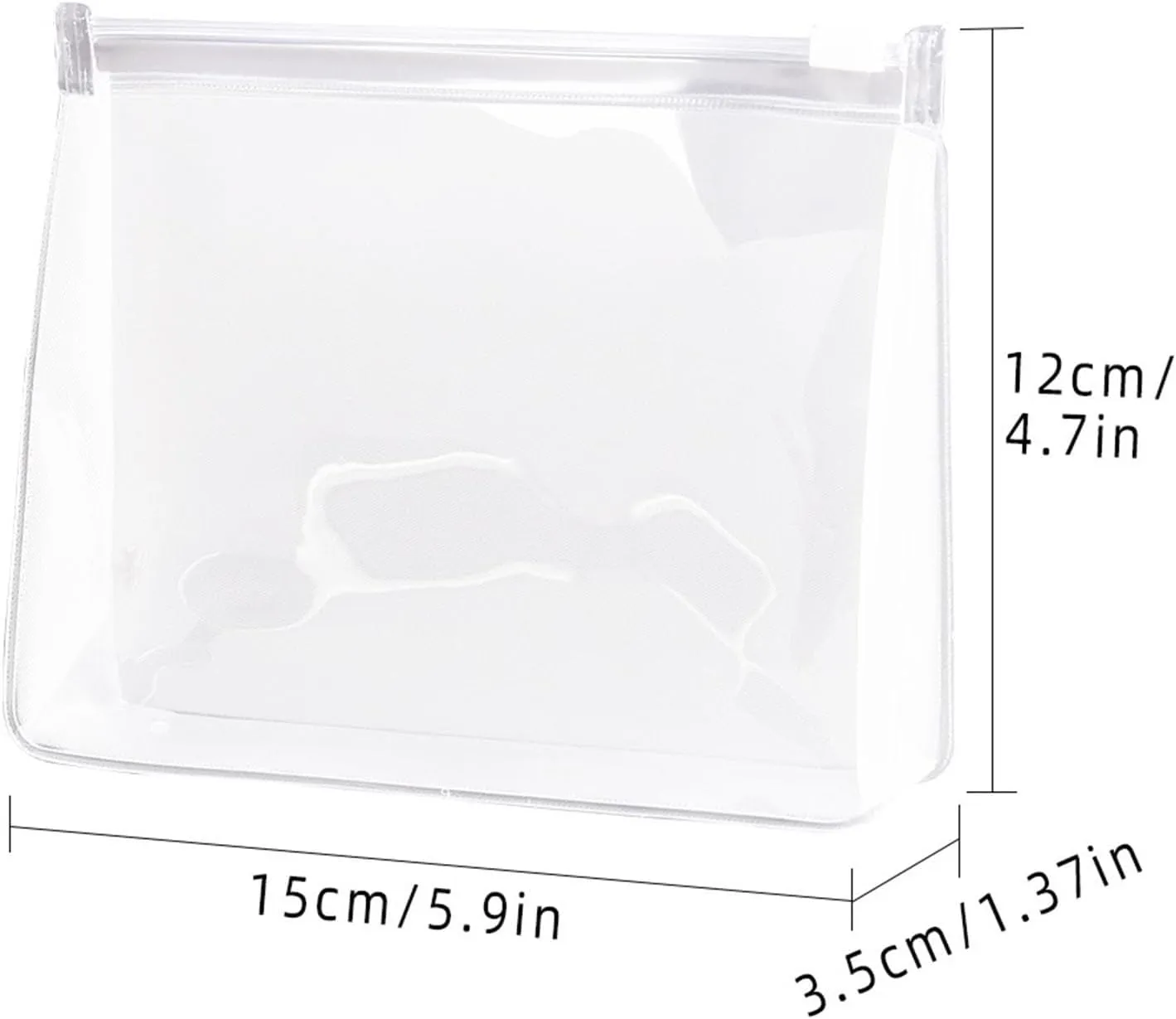 Bikini Organizing Bags,Waterproof Zipper Reusable Storage Bag,Bathing Suit Storage Organizers, Swimwear Organization for Closet, Drawers, and Travel, Clear (8 Pack)
