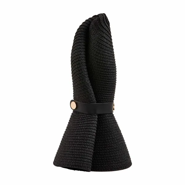 BLACK COLLAPSIBLE HAT