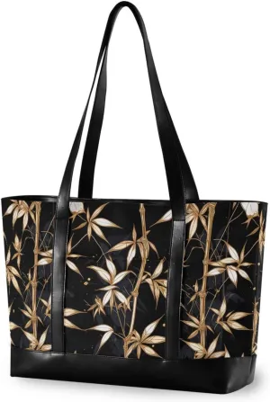 Black Gold Design modern work handbags with zipper for women work with tablet maletin ejecutivo para mujer
