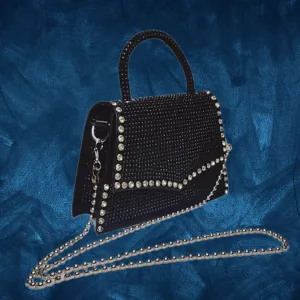 Black Studded Handbag
